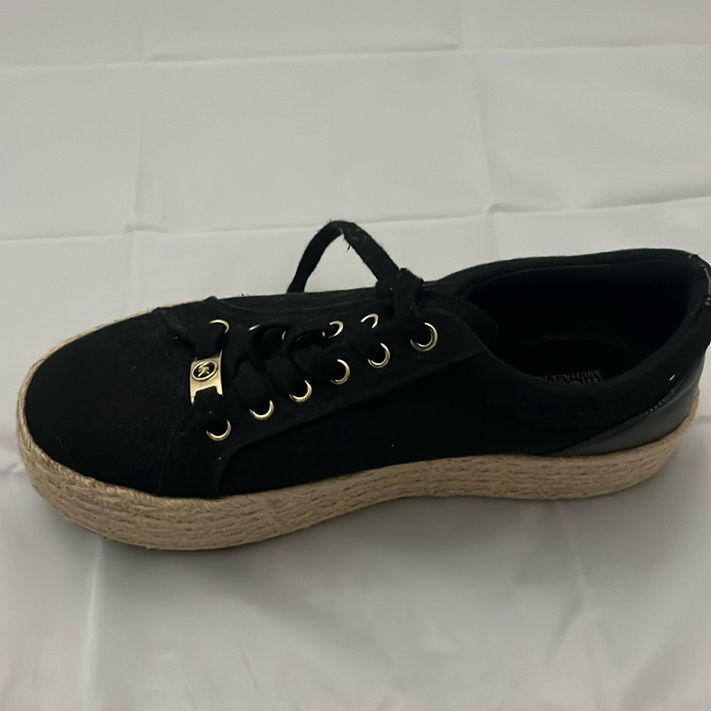 Michael Kors black Flat wedge wear once size 7 1/2